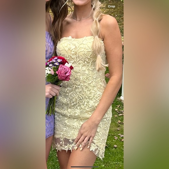 Size 00 Beautiful pale yellow color, excellent condition - Picture 4 of 6